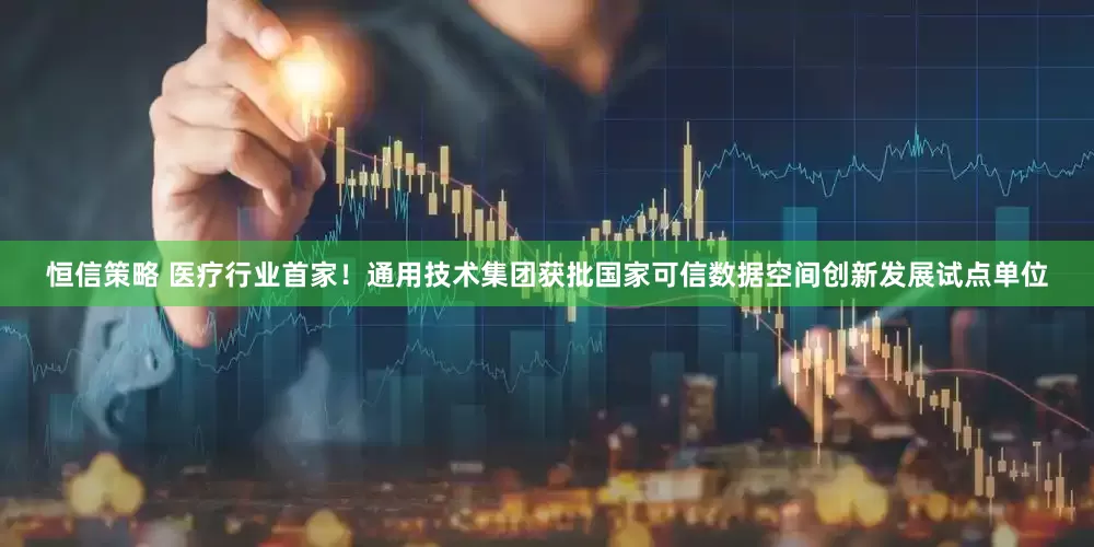 恒信策略 医疗行业首家！通用技术集团获批国家可信数据空间创新发展试点单位